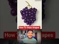 How To Draw Grapes🍇|| Easy &amp; Realistic Drawing🤯 #ytshorts #facts #drawing