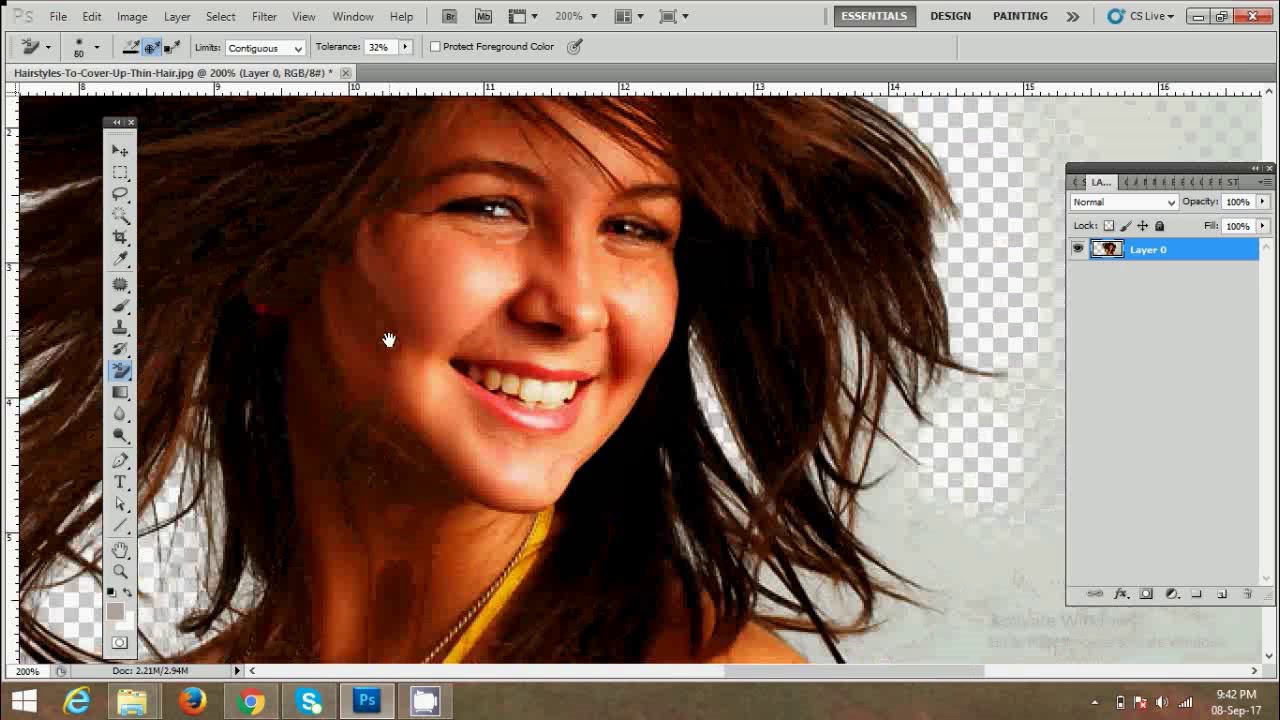 How to Use Background Eraser Tool YouTube