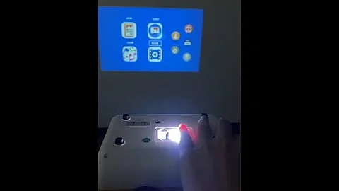 How to clean dust/black spot for your AuKing mini projector?