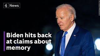 ‘I know what the hell I'm doing:’ Biden angrily defends fitness for office