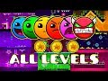 Прохождение всех уровней в Geometry Dash 1-21 [100%]