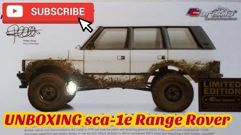 Carisma sca-1e Range Rover Classic limited edition kit | UNBOXING | 1/10 Rc Truck