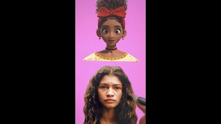 I tried to transform Zendaya into a ✨Disney Character✨😶didn’t expect to look like this JULIAGISELLA