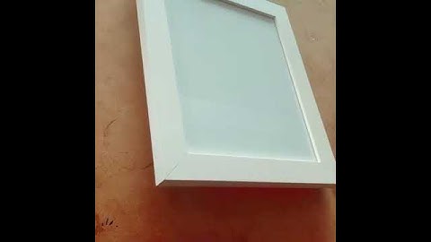 White picture frame for your home decor ModernMemorydesign.com