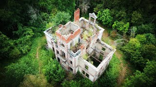 One man unearths this chateau ruin from overgrown forest | full video