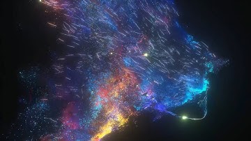 Houdini particle scattering hip file