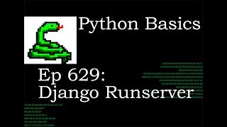 Python Basics Tutorial Run Django Development Server