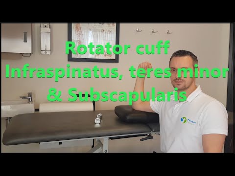 Rotator Cuff Schouder Oefeningen - infraspinatus teres minor & subscapularis