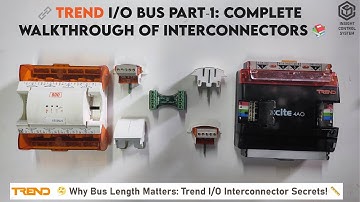 Trend IO Module Bus Interconnectors Explained | Complete Technical Breakdown (Part 1)