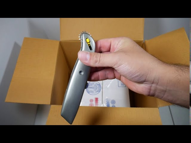 Box Resizer Tool with Scoring Wheel - Utility Knife Cardboard