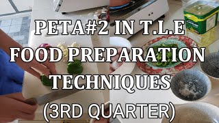 FOOD PREPARATION TECHNIQUES