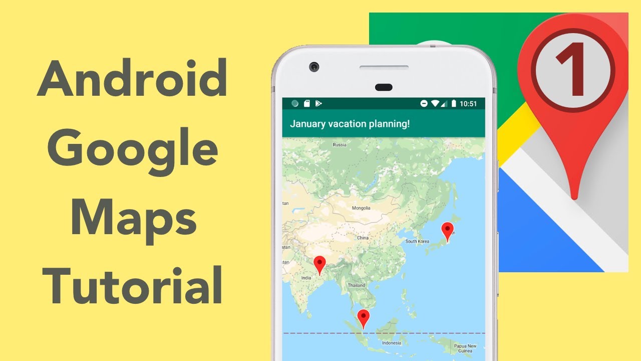 Android Google Maps Tutorial Ep 1: Intro - Kotlin Android Studio  Development - YouTube