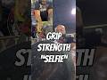GRIP STRENGTH SHOULD’VE CRUSHED THE CAMERA 😳📸💪 WORLD RECORD SELFIE LIFT WITH MONSTER HAND POWER!