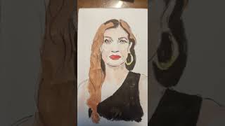 ritratto di donna 20#sicilia #drawing #palermo #anime #fumetti