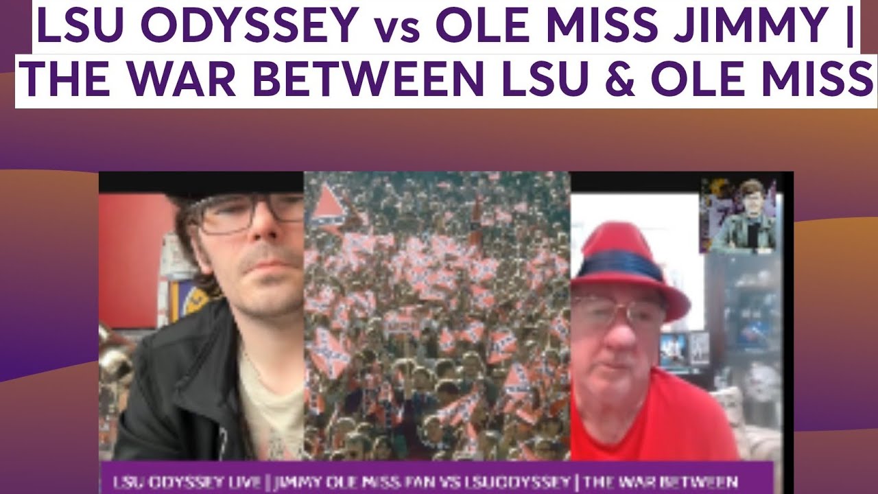 LSU ODYSSEY LIVE | JIMMY OLE MISS FAN VS LSUODYSSEY | THE WAR BETWEEN LSU & OLE MISS DEBATED