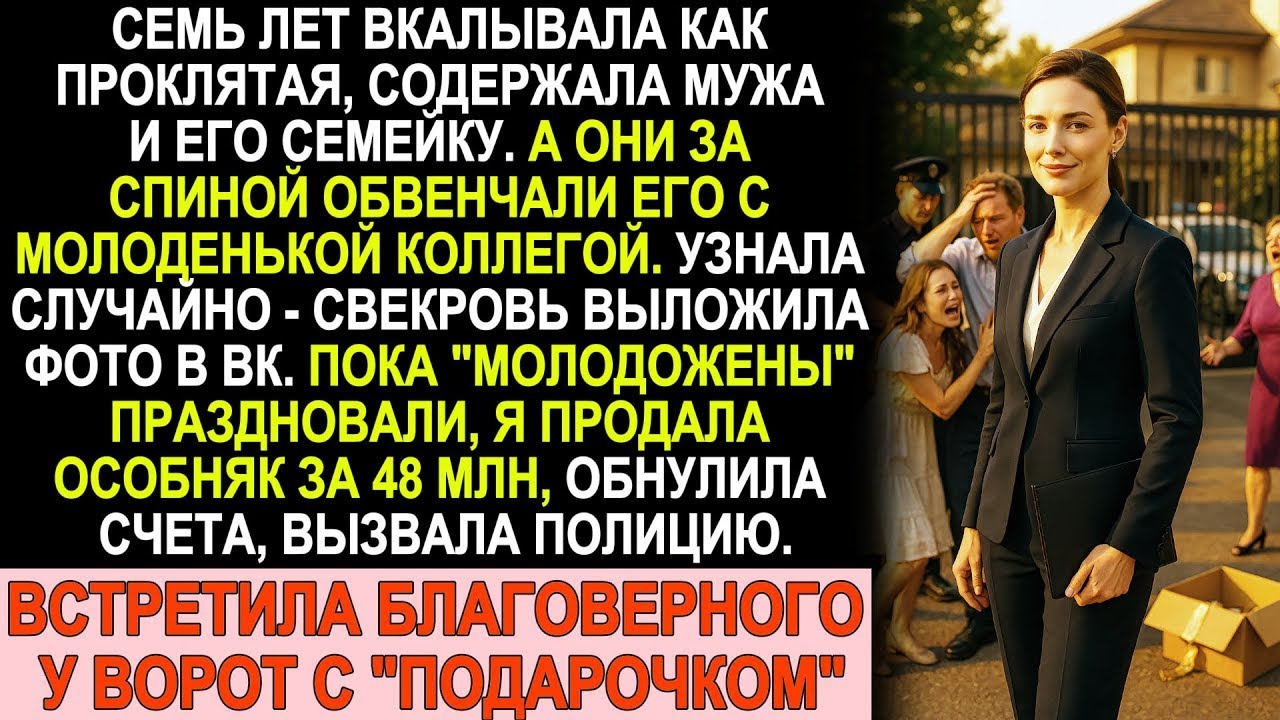 Муж тайно женился на любовнице. Продала наш дом за 48 млн — он орал под воротами как резаный