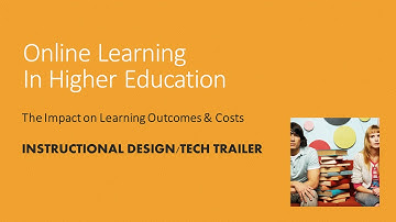 Online Learning: Instructional Design & Technology Trailer