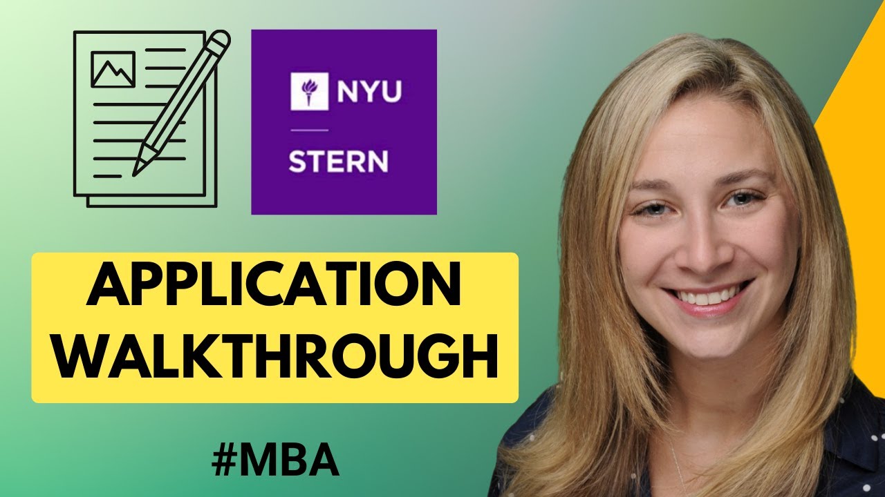 How To Fill Out NYU Stern MBA Application Best Practices For Writing 