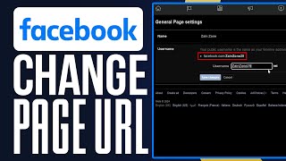 How To Change Facebook Page And Business Page URL (2025) Easy Tutorial