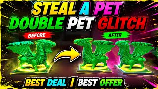 STEAL A PET NEW UPDATE 🤯NEW DOUBLE PET GLITCH 💯NEW PET, GLITCH ✅STEAL A PET NEW GLITCH😰NEW UPDATE#ff