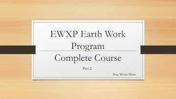 ewxp earth work program complete course part 2