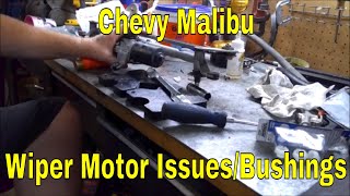 Chevy Malibu Wiper motor running but wipers aren't moving