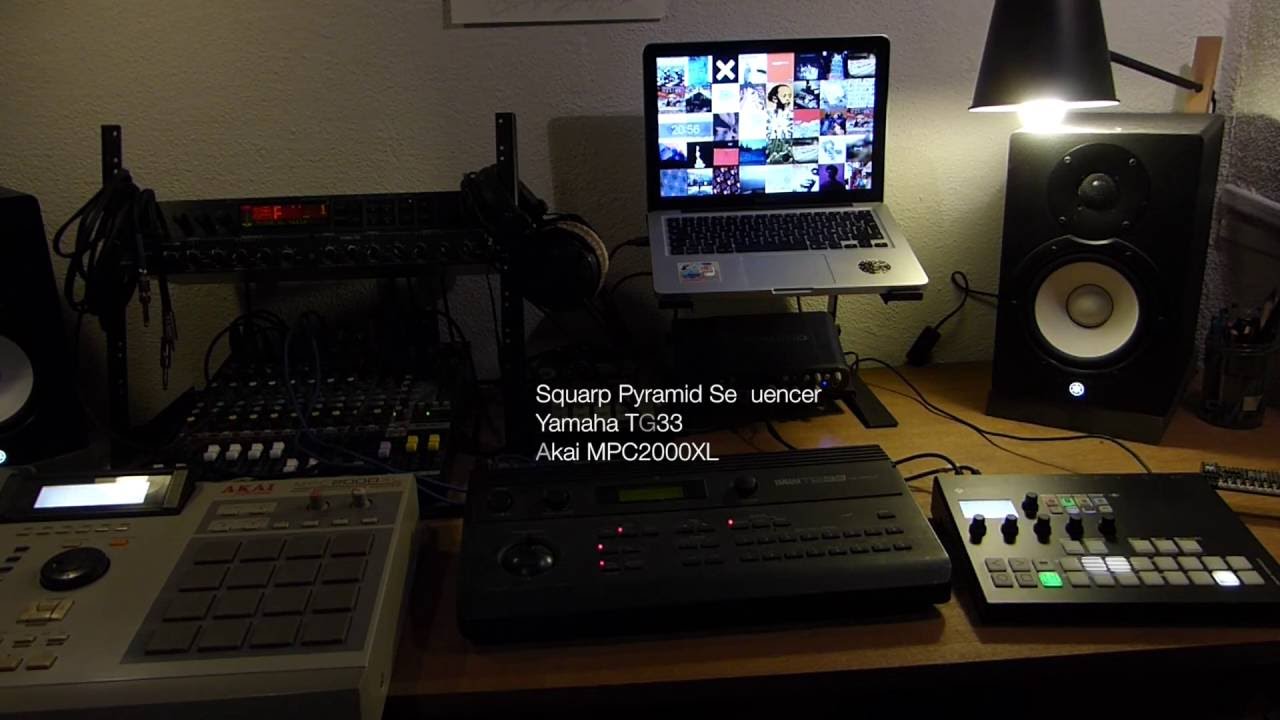 Glitched drums with Pyramid sequencer