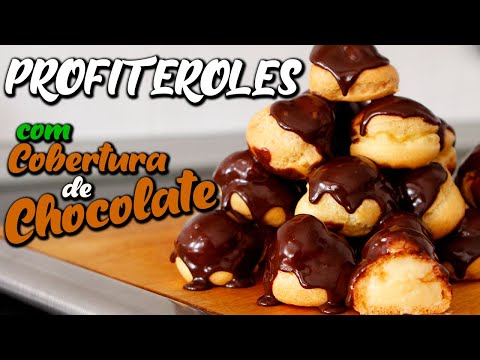 Vídeo: Profiteroles Com Recheio De Rum - Uma Receita Passo A Passo Com Uma Foto