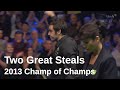 Ronnie O'Sullivan | Two Counter Attacks | 2013 Champion of Champions