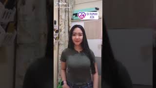 Di rumah aja lihat tik tok Putri Andani