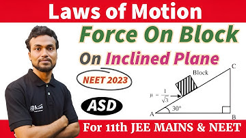 NEET 2023_A block of mass 2kg is placed on inclined surface AC(as shown in figure) of coefficient of