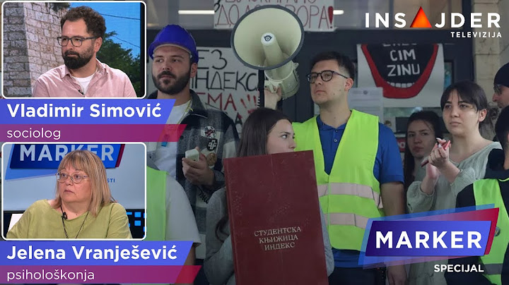 Psihološkinja i sociolog za Marker: Nazivanje studenata nacistima služi njihovoj dehumanizaciji