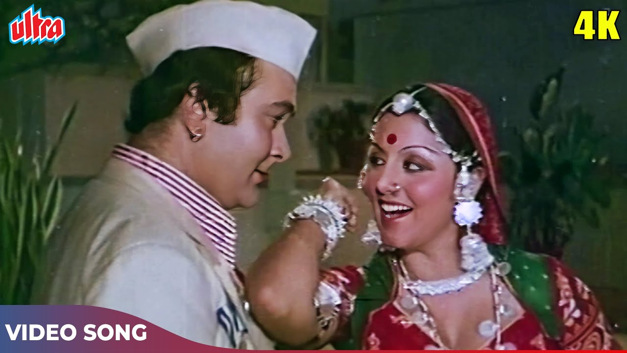 Main Dhal Gai Rang Mein Tere 4K   Neetu Kapoor Randhir Kapoor Romantic Song