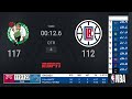 Celtics @ Clippers | NBA on ESPN Live Scoreboard