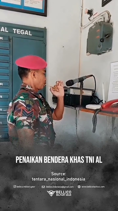 Penaikan bendera khas TNI-AL #shorts #information #military #militerindonesia #militer #fakta #viral