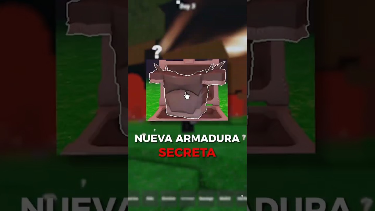 😱 ARMADURA SECRETA en 99 noches #shorts #viralshorts #robloxshorts #99nightintheforest