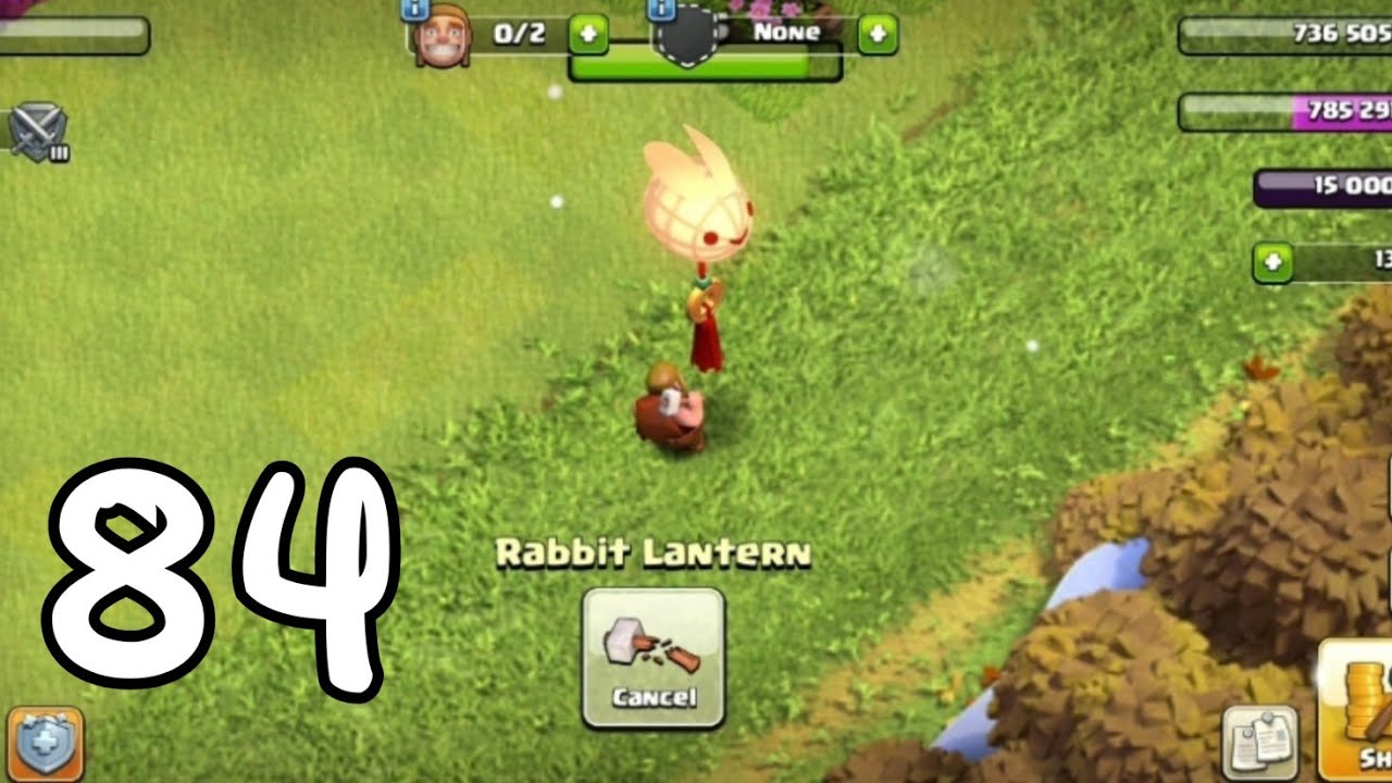 Clash Of Clans Gameplay:(Android & Ios) Rabbit Lantern part 84 ...