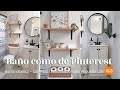 🪴 BAÑO PEQUEÑO | RENOVANDO MI BAÑO CON TEMU 🚽 COMPRAS + NUEVO MUEBLE | CASA INFONAVIT