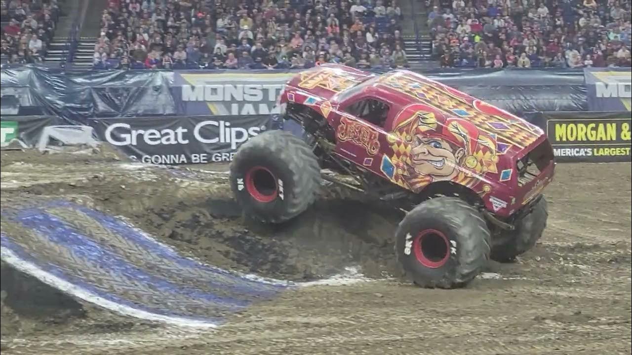 Monster Jam Indianapolis 2024 Jester freestyle YouTube