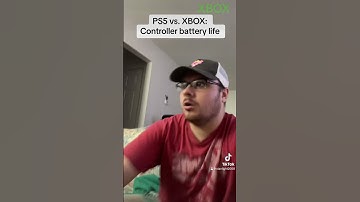 PS5 VS XBOX: Controller battery life. #gaming #gamer #playstation #xbox #ps5 #videogames