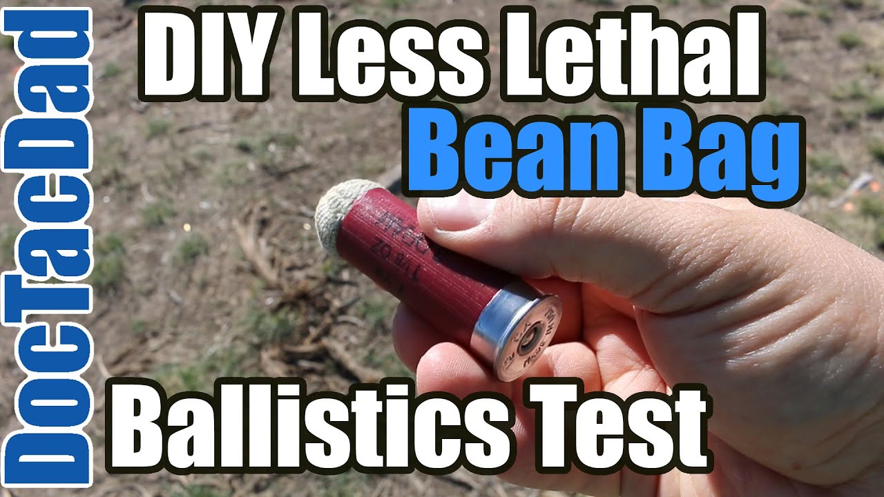 Less Lethal Bean Bag Round Ballistics Test