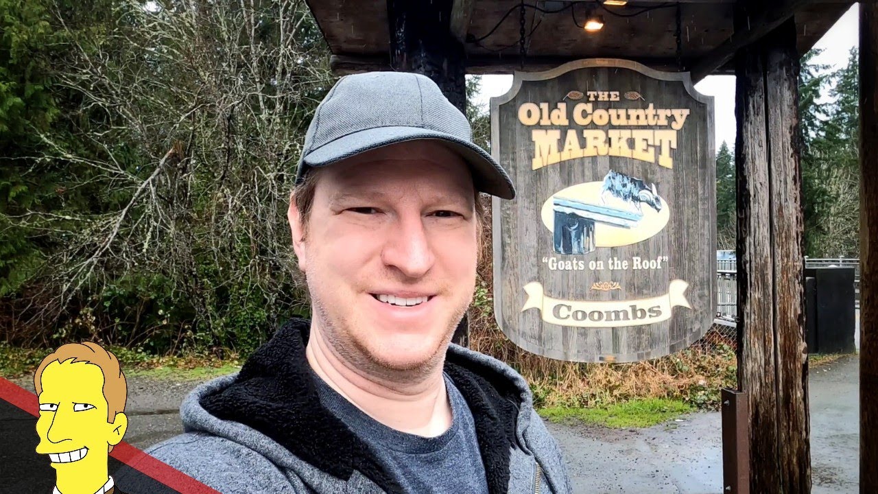 Old Country Market: Goats on Roof (Coombs BC)