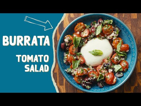 Taste the Invincible Burrata Tomato Salad
