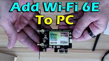 How to add Wi-Fi 6E to PC and fix 6GHz not connecting. Ubit PCIe Intel AX210 installation