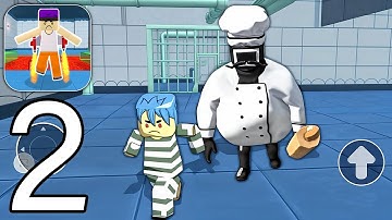 Obby Escape Prison Survival - Escape Prison Chapter 1- Gameplay Walkthrough Part 2 (Android, iOS)