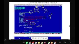 Count odd or Even Number in C programming #cprogramming #turboc #odd #even #language 