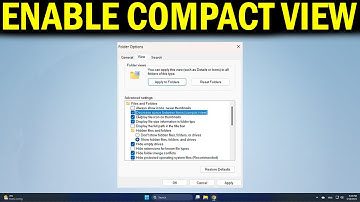 How To Enable or Disable Compact View in File Explorer in Windows 11 or 10