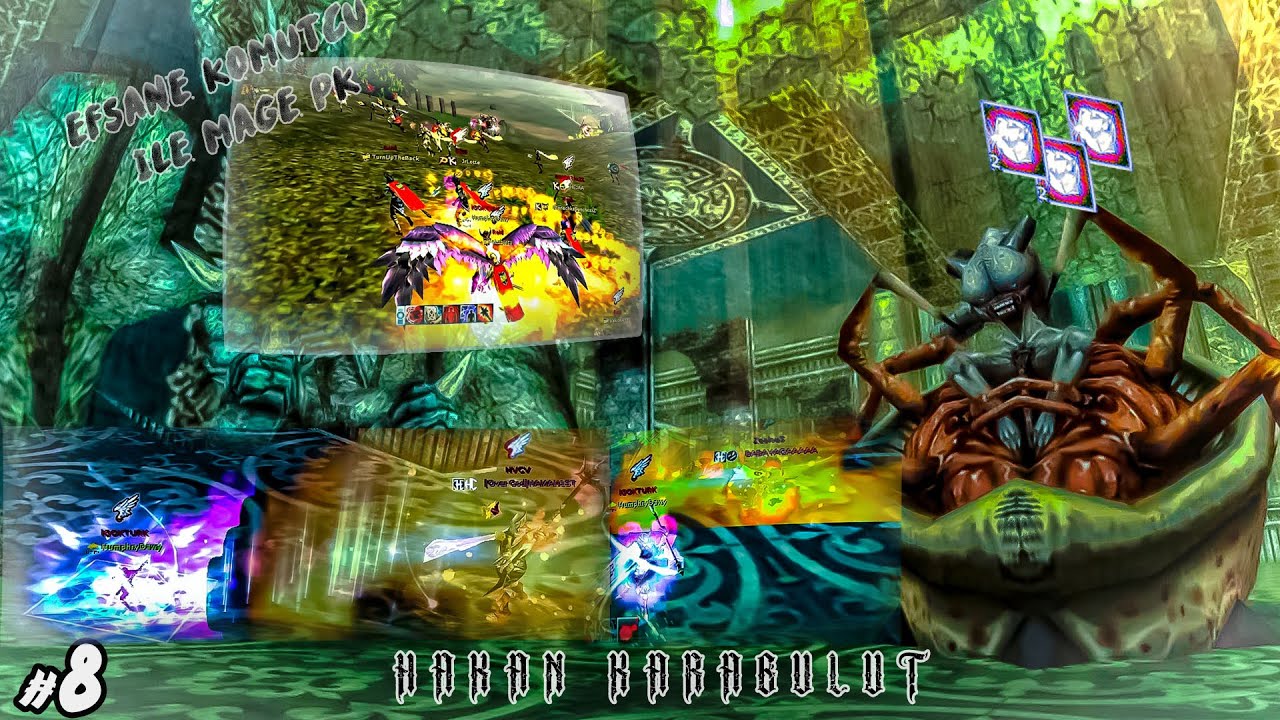 MİLYONLUK PARTİYE KARŞI JR KAZANDIK | EFSANE KOMUTÇUYLA UZUN MAGE PK | Knight Online AGARTHA #28