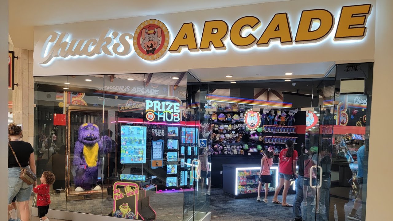 Rucker's Arcade Arcade Tour Chuck's Arcade Brea CA - YouTube