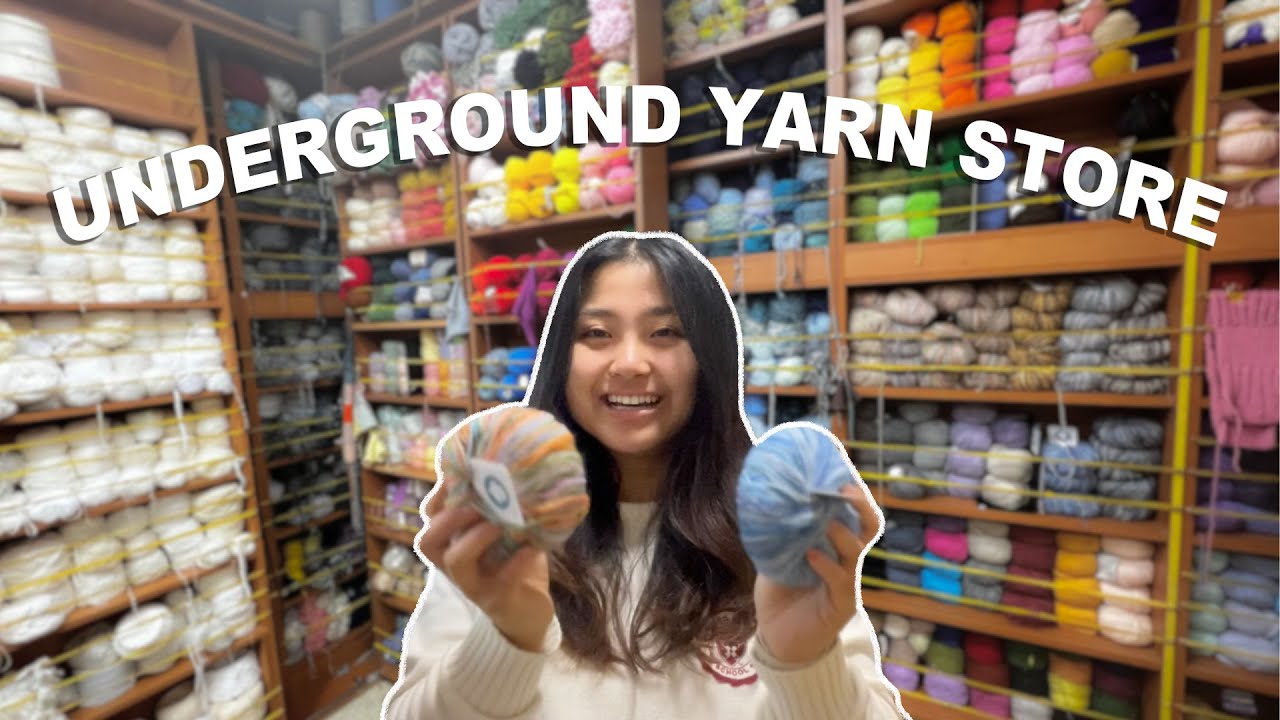 Secret Underground Yarn Store in KOREA YARN DIARIES 01 YouTube
